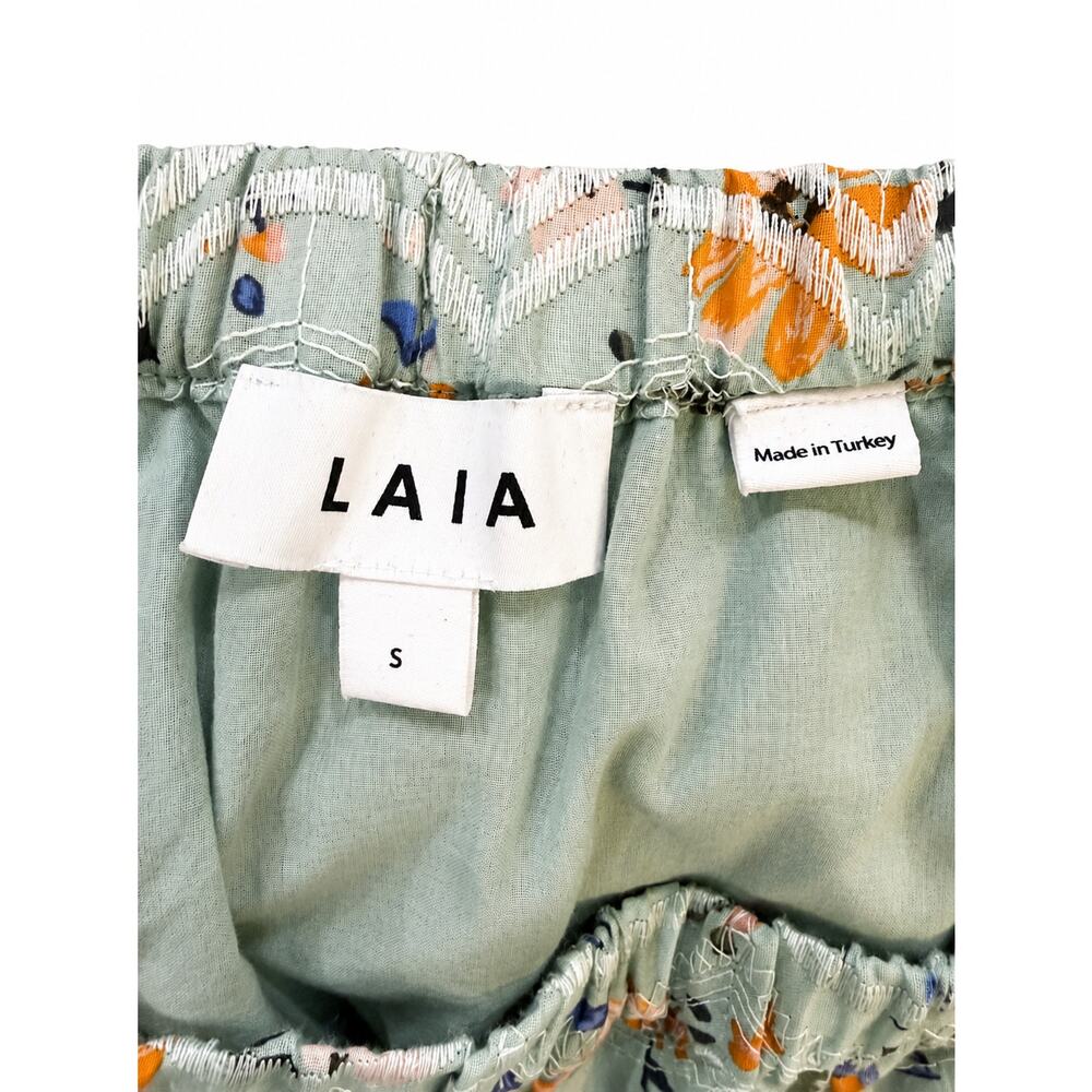 Anthropologie LAIA Ashtabula Embroidered Eyelet Off-Should Top Size Small ✨🌿🌼 - Picture 10 of 12